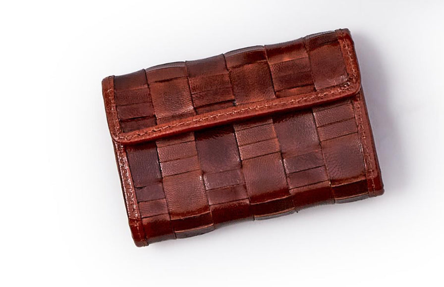 Two's Company - Woven Leather Manicure Set