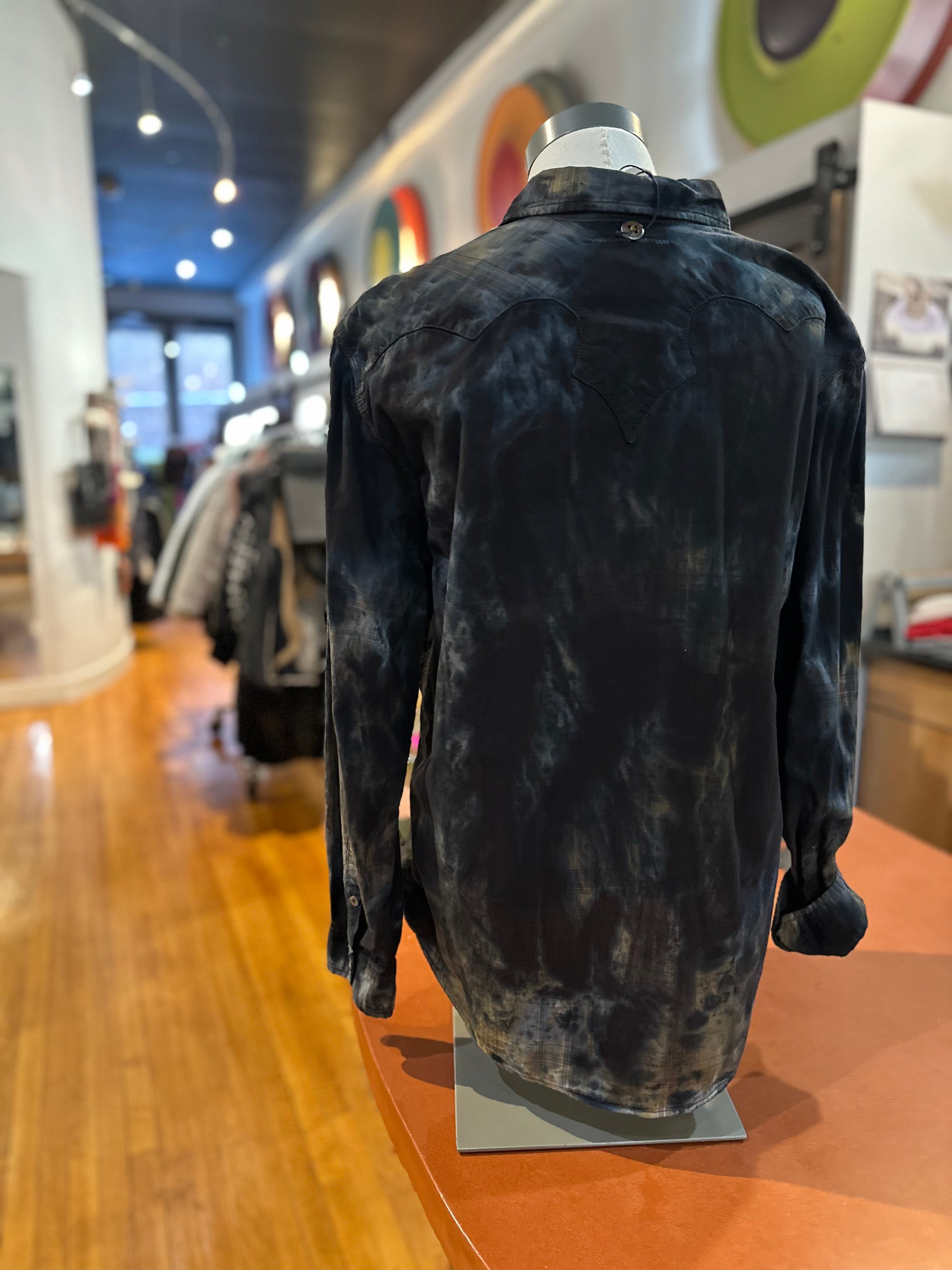 Galadriel Mattei - Black Gold Western Shirt