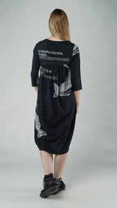 Rundholz Black Label - Black Print Fish Dress
