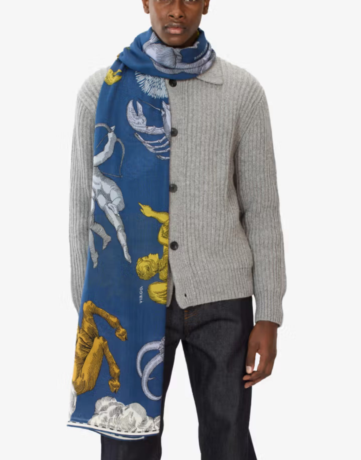 Inoui Editions - Scarf Astrologie Duck Blue