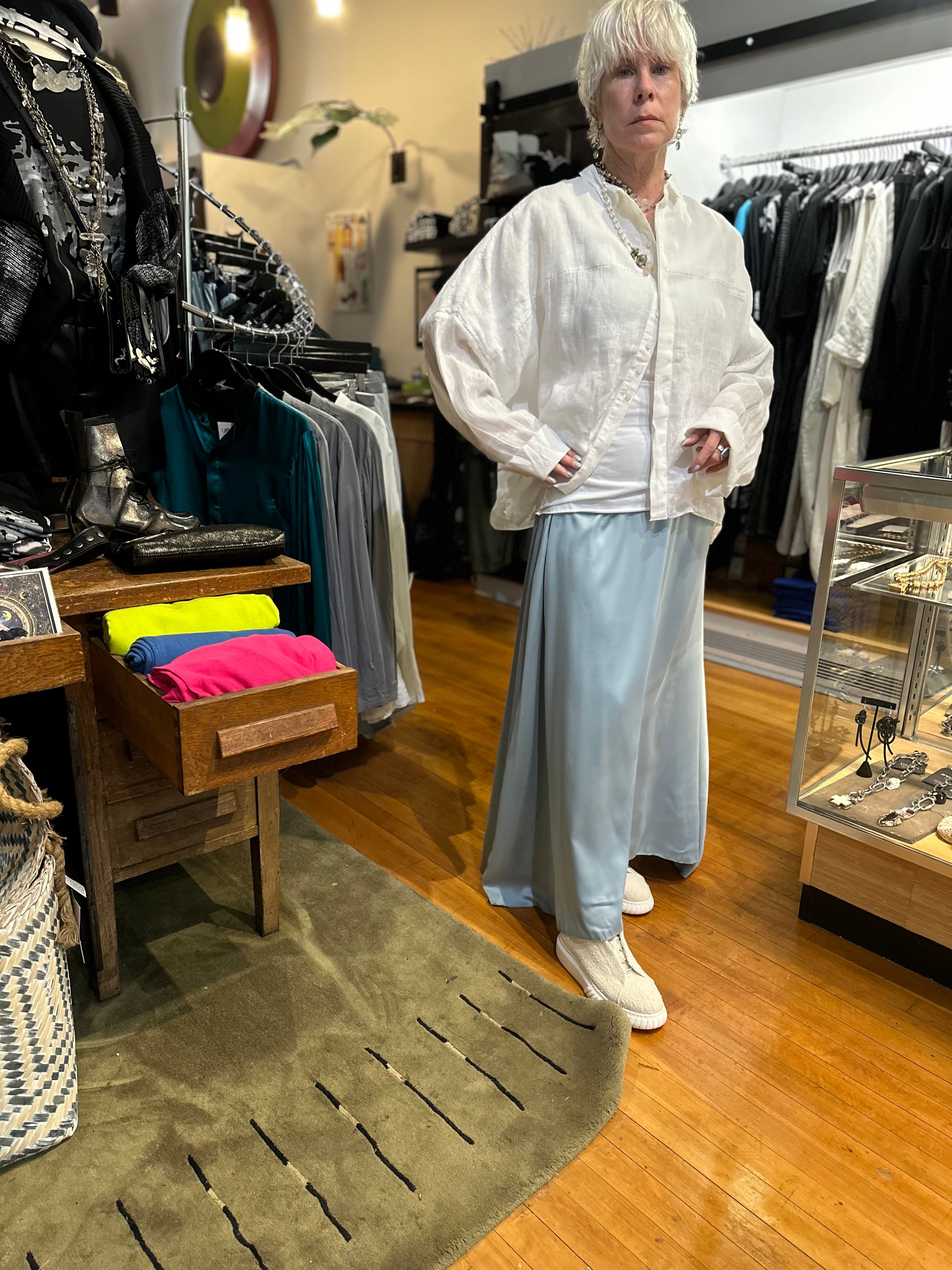 Umit Unal - Long Silk Skirt