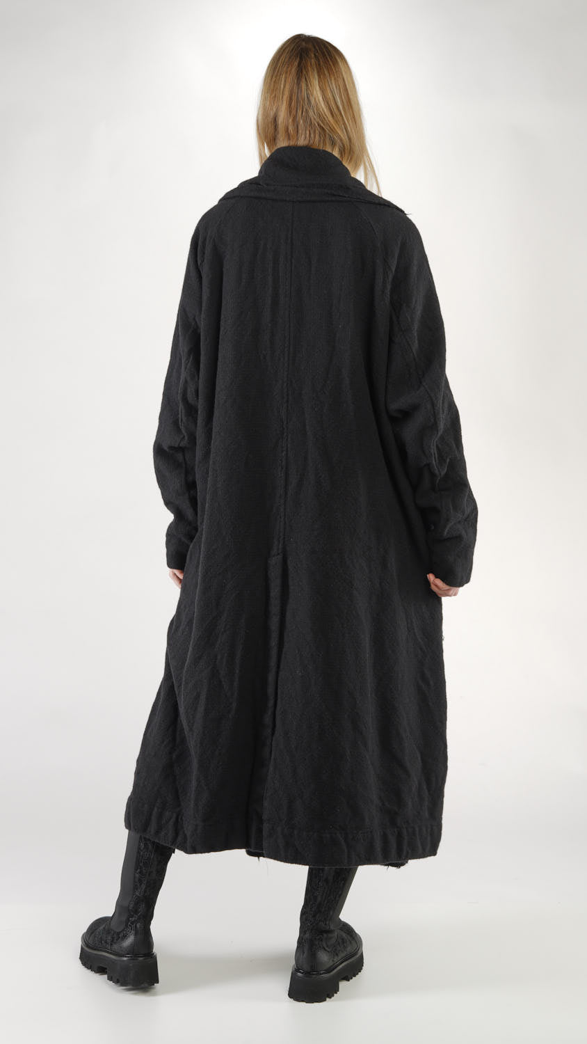 Rundholz Black Label - Black Fray Long Coat