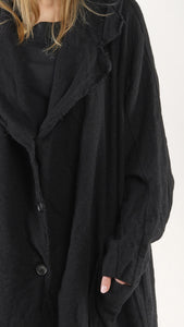 Rundholz Black Label - Black Fray Long Coat