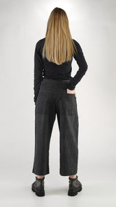 Rundholz Black Label - Black Shiny Print Pant