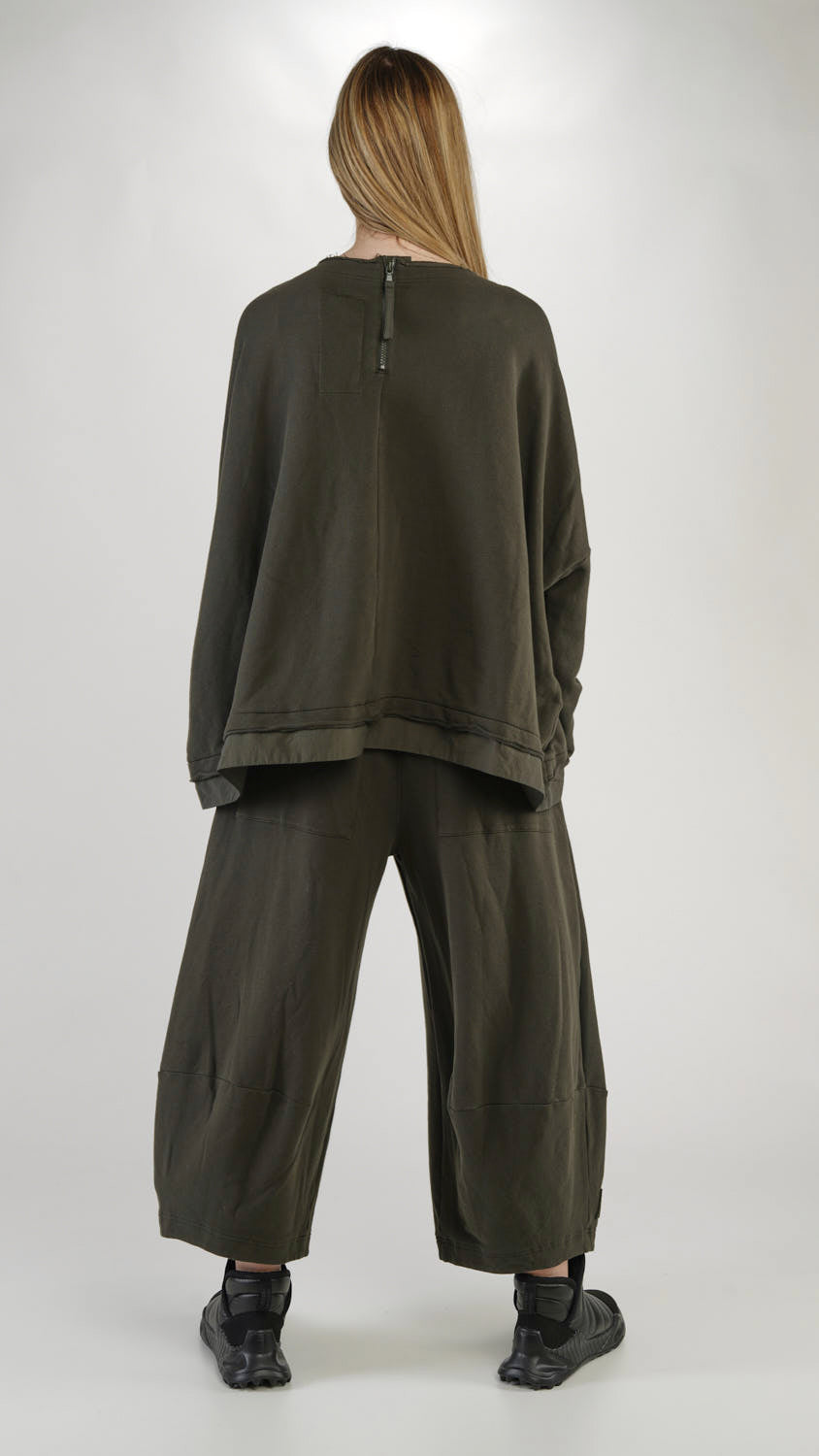 Rundholz Black Label - Jungle Oversized Cotton Pullover