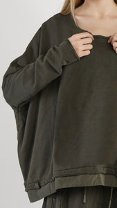 Rundholz Black Label - Jungle Oversized Cotton Pullover