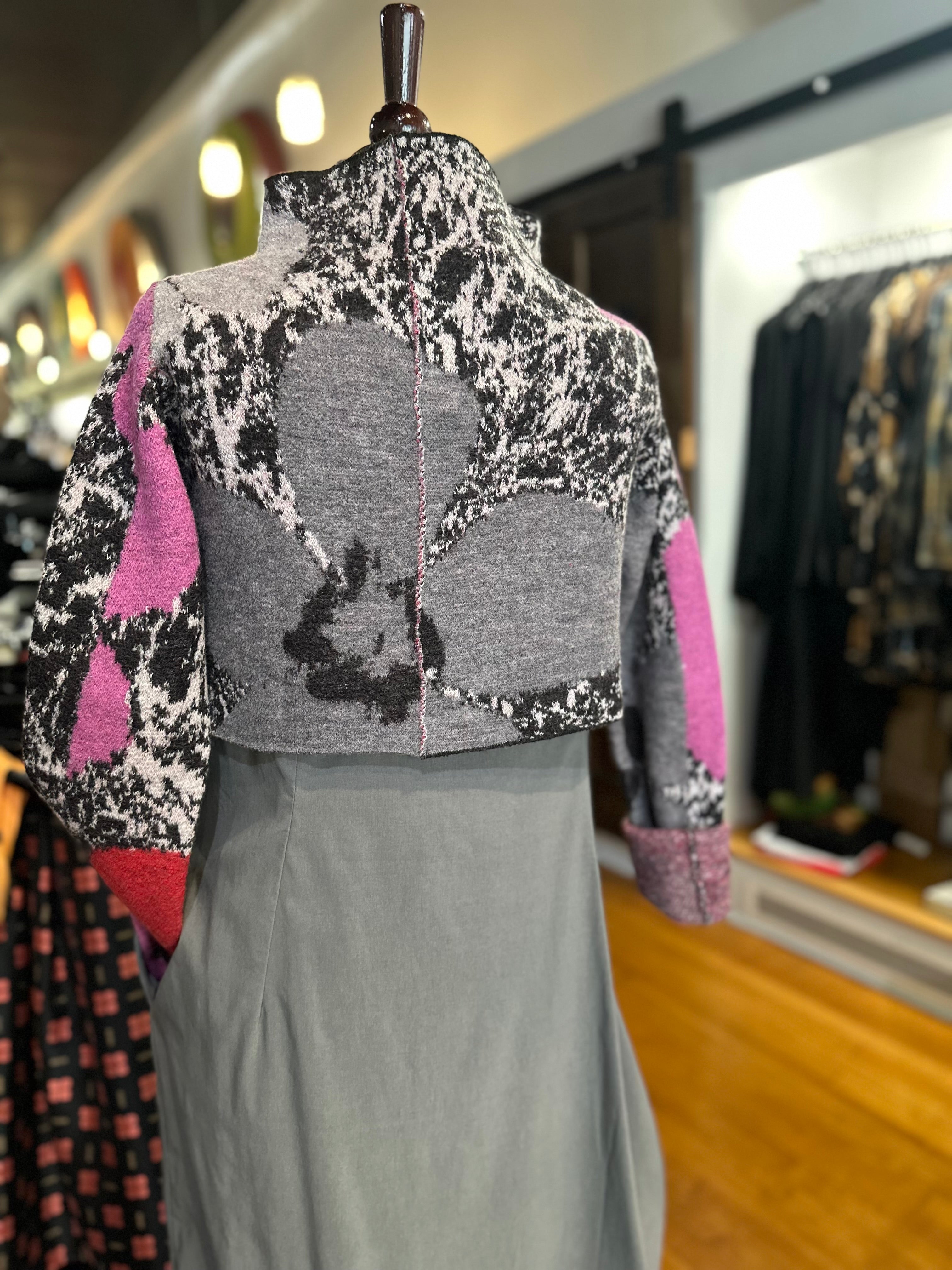 Rundholz Black Label - Multicolor Crop Cardigan