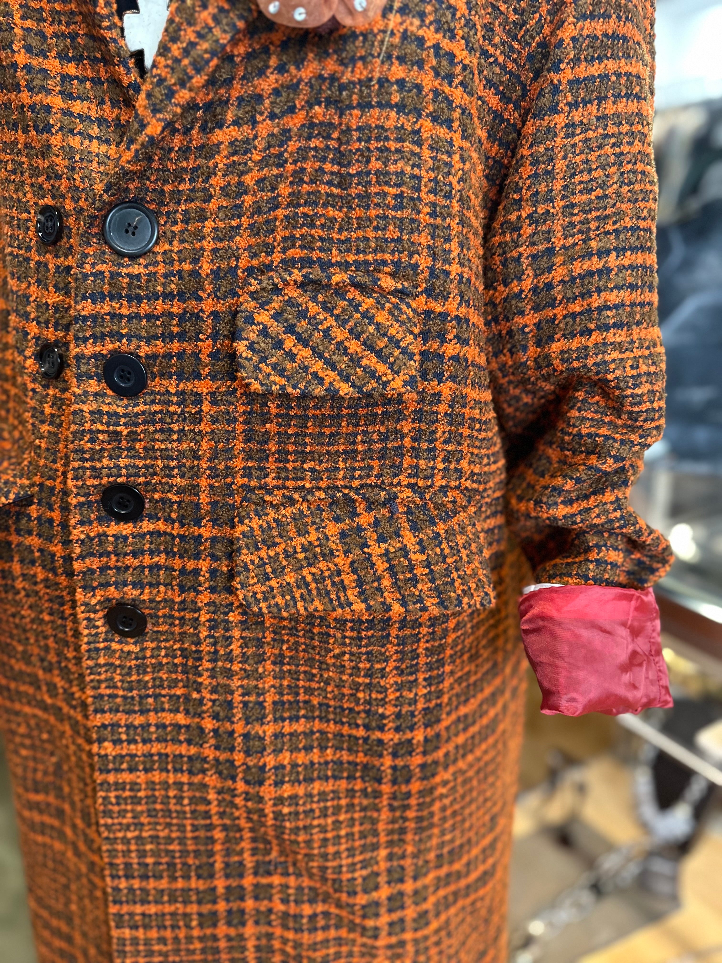 Umit Unal - Long Plaid Coat A64