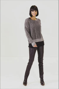 Planet - Mini Seed Stitch Sweater Metallic