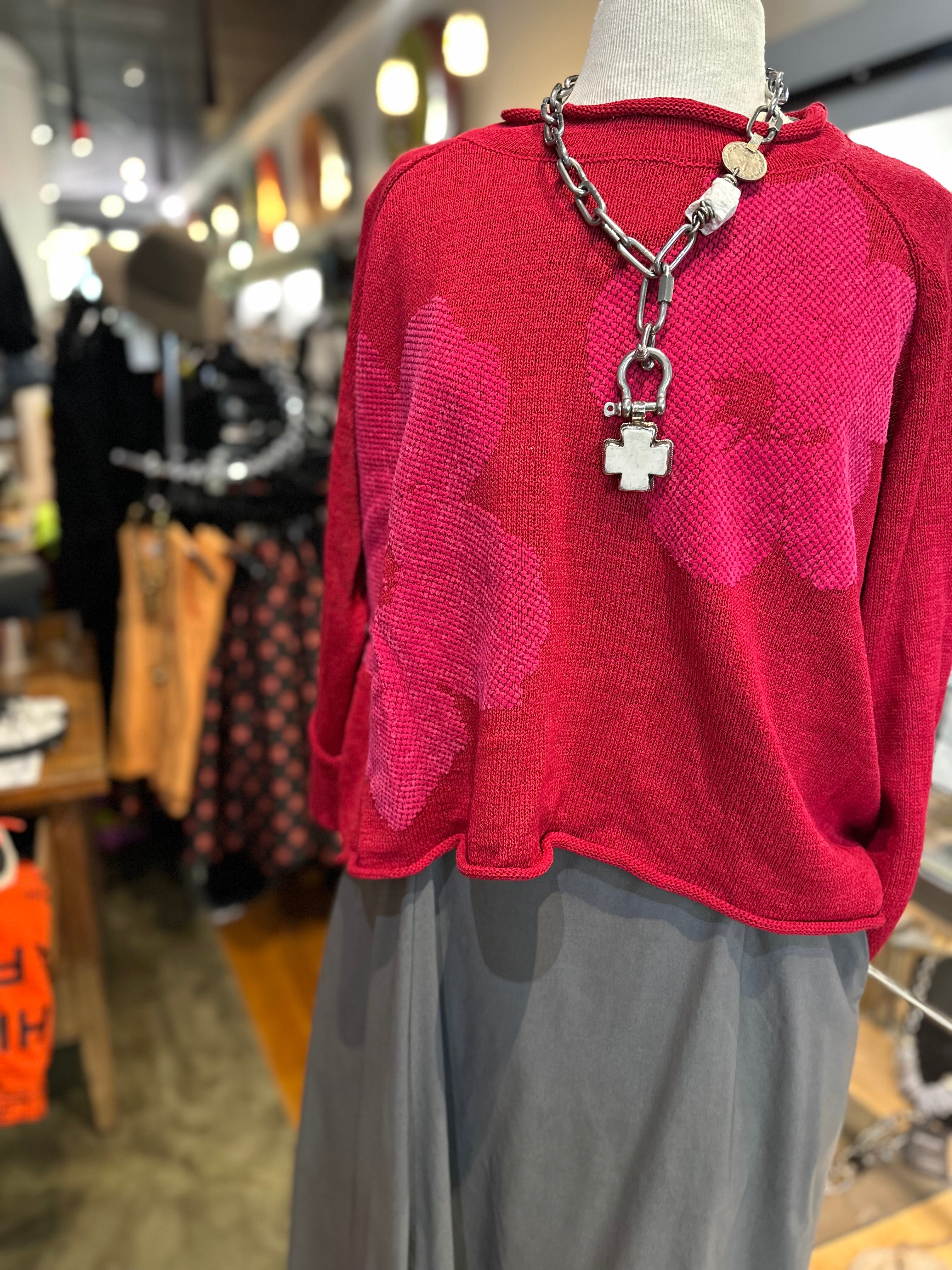 Rundholz Black Label - Rose Lotus Flock Pullover