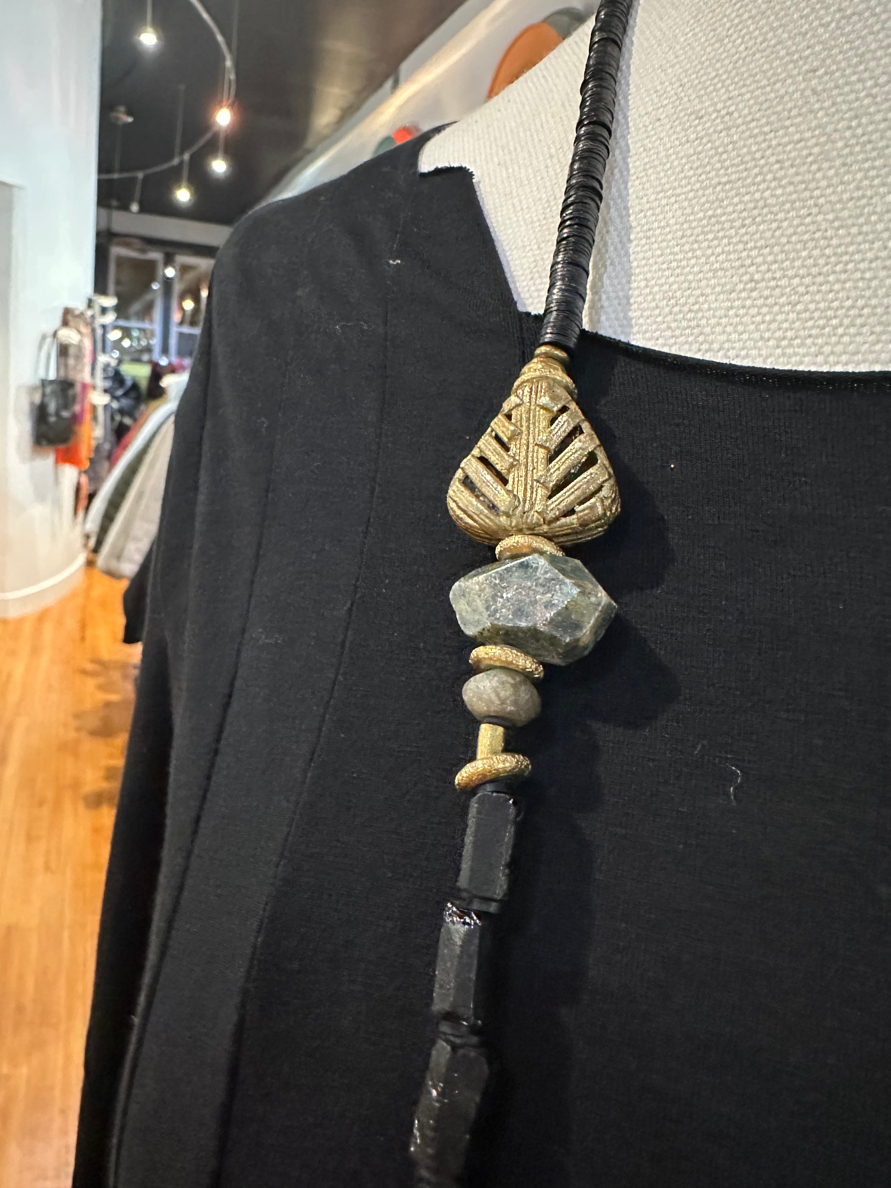 Mya Lambrecht - Long Garnet Necklace