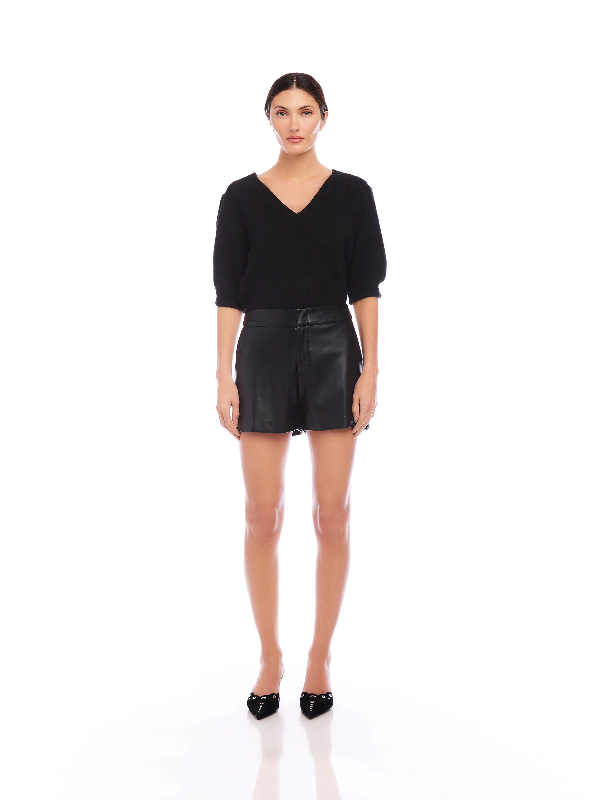 Fifteen Twenty - Faux Leather Modern Short