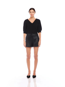 Fifteen Twenty - Faux Leather Modern Short