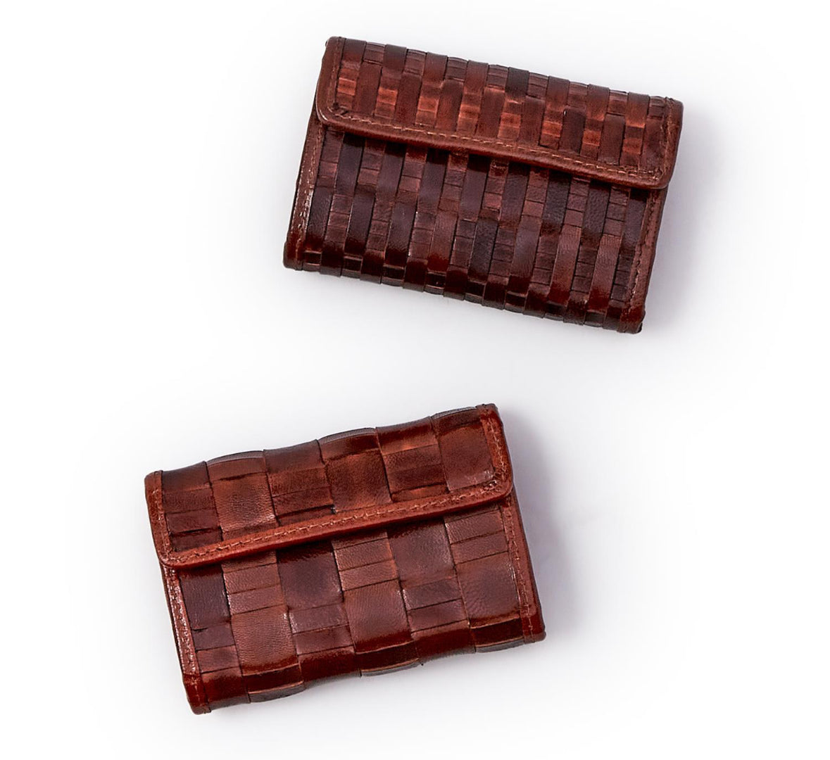 Two's Company - Woven Leather Manicure Set