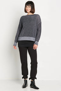 Planet - Mini Seed Stitch Sweater Metallic