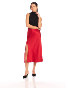 Fifteen Twenty - Brielle Midi Skirt Cherry