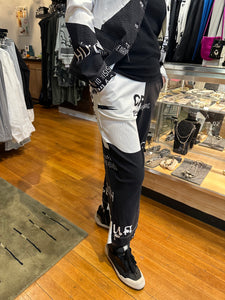 Rundholz Black Label - Black Print Fish Crop Pant