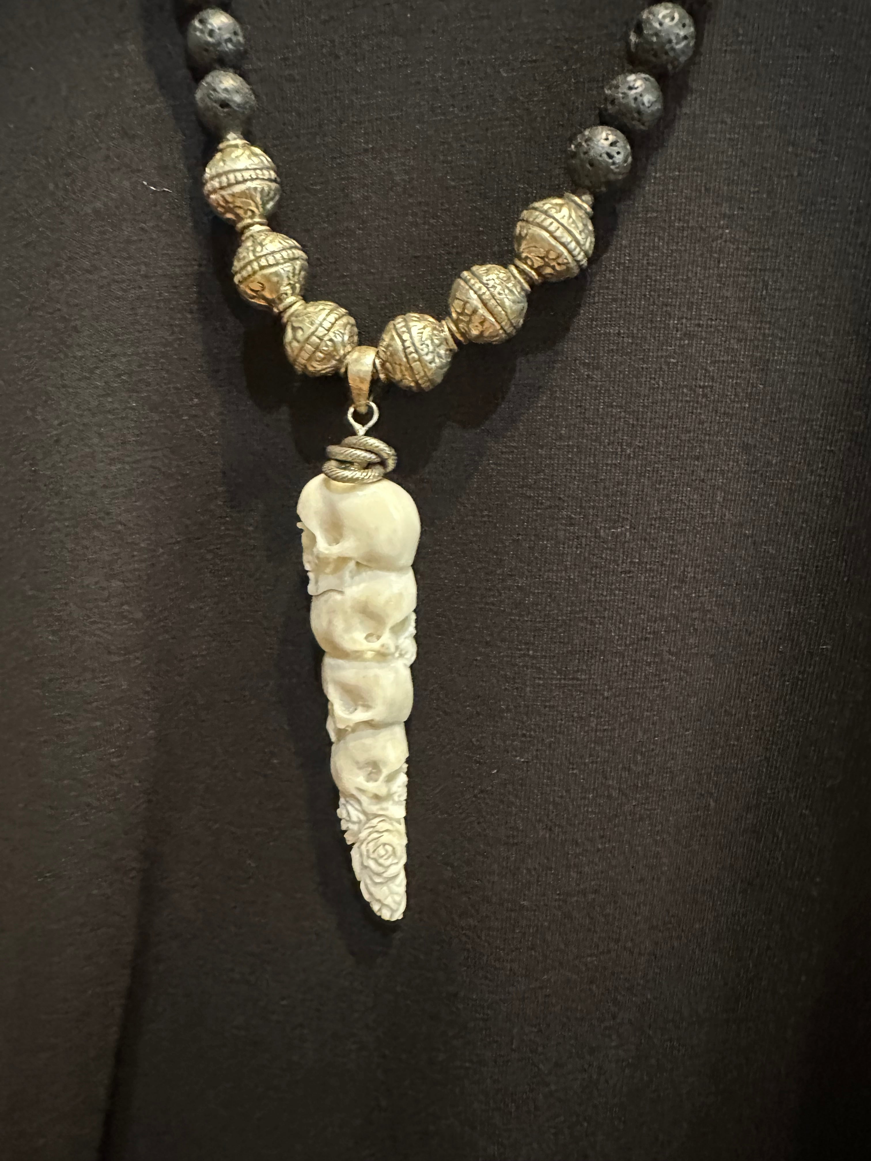 Mya Lambrecht - Skull Stack Necklace