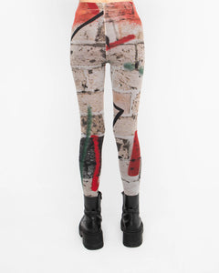 Ozai N KU - Graffiti Sheer legging