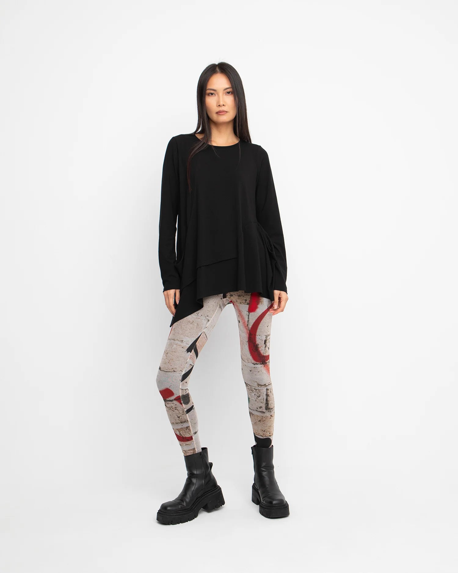 Ozai N KU - Graffiti Sheer legging