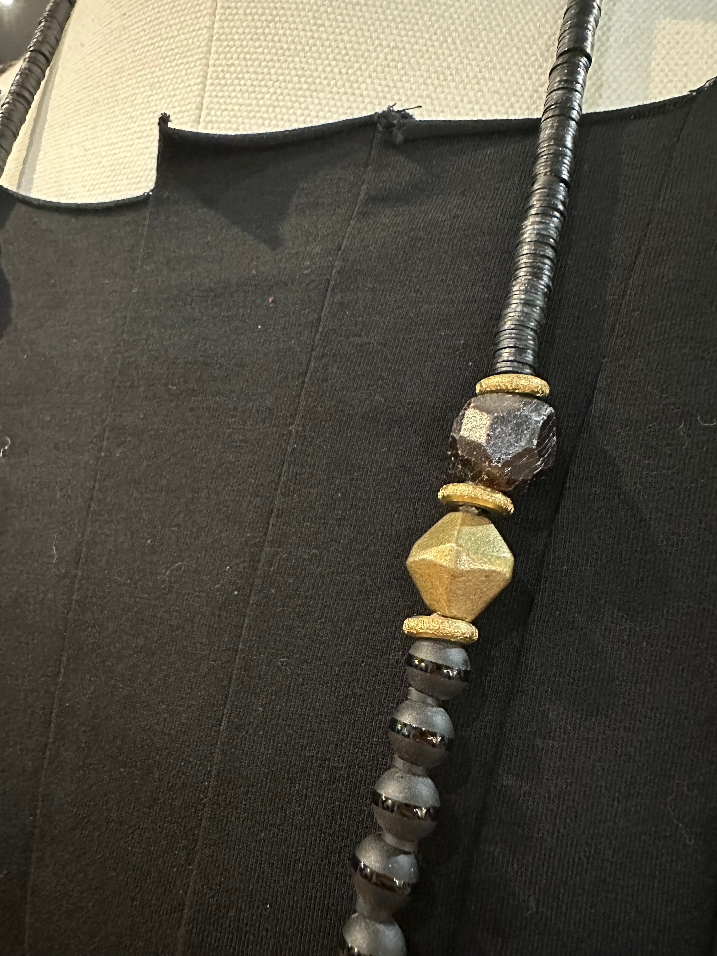 Mya Lambrecht - Long Garnet Necklace