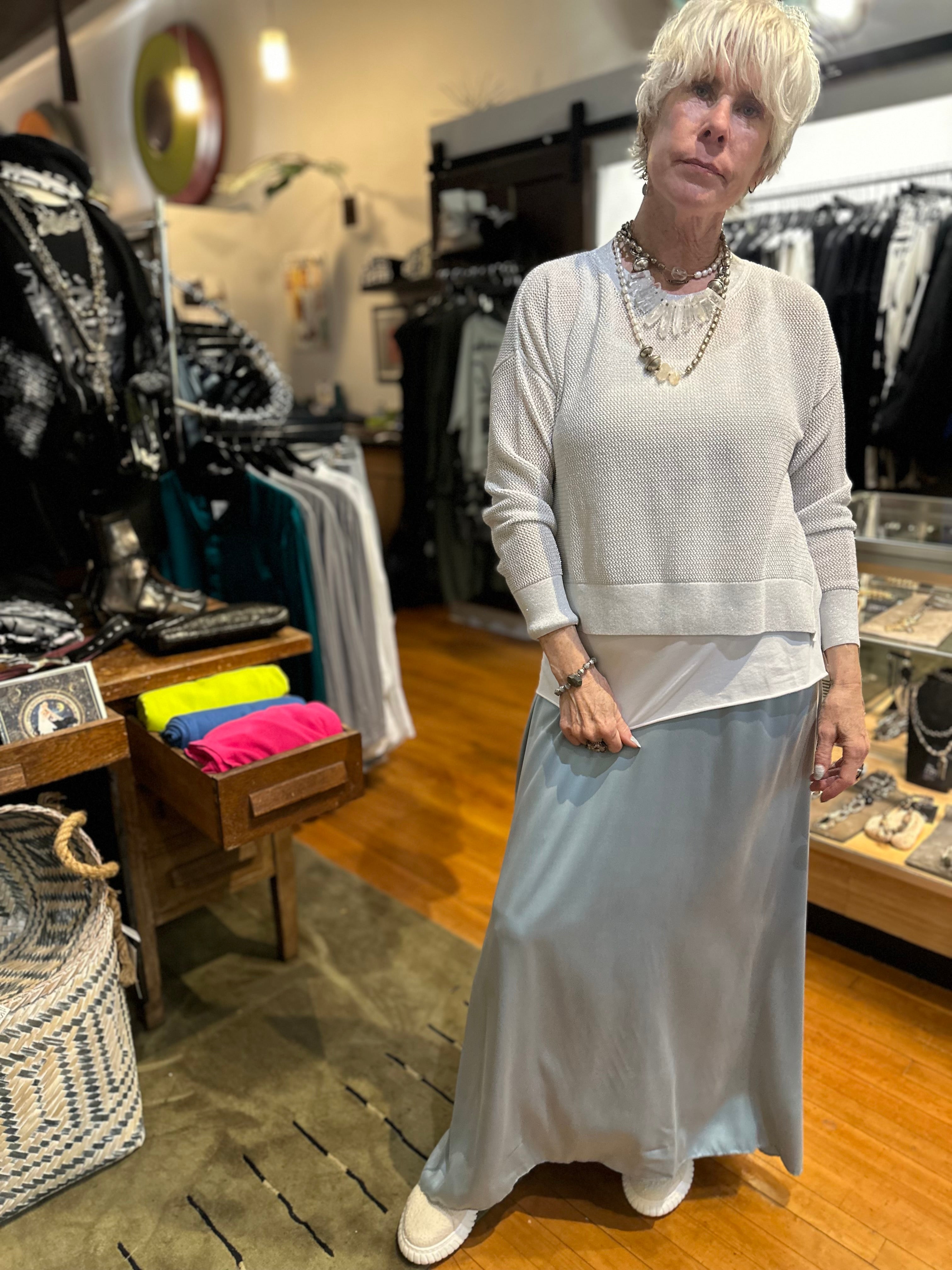 Umit Unal - Long Silk Skirt