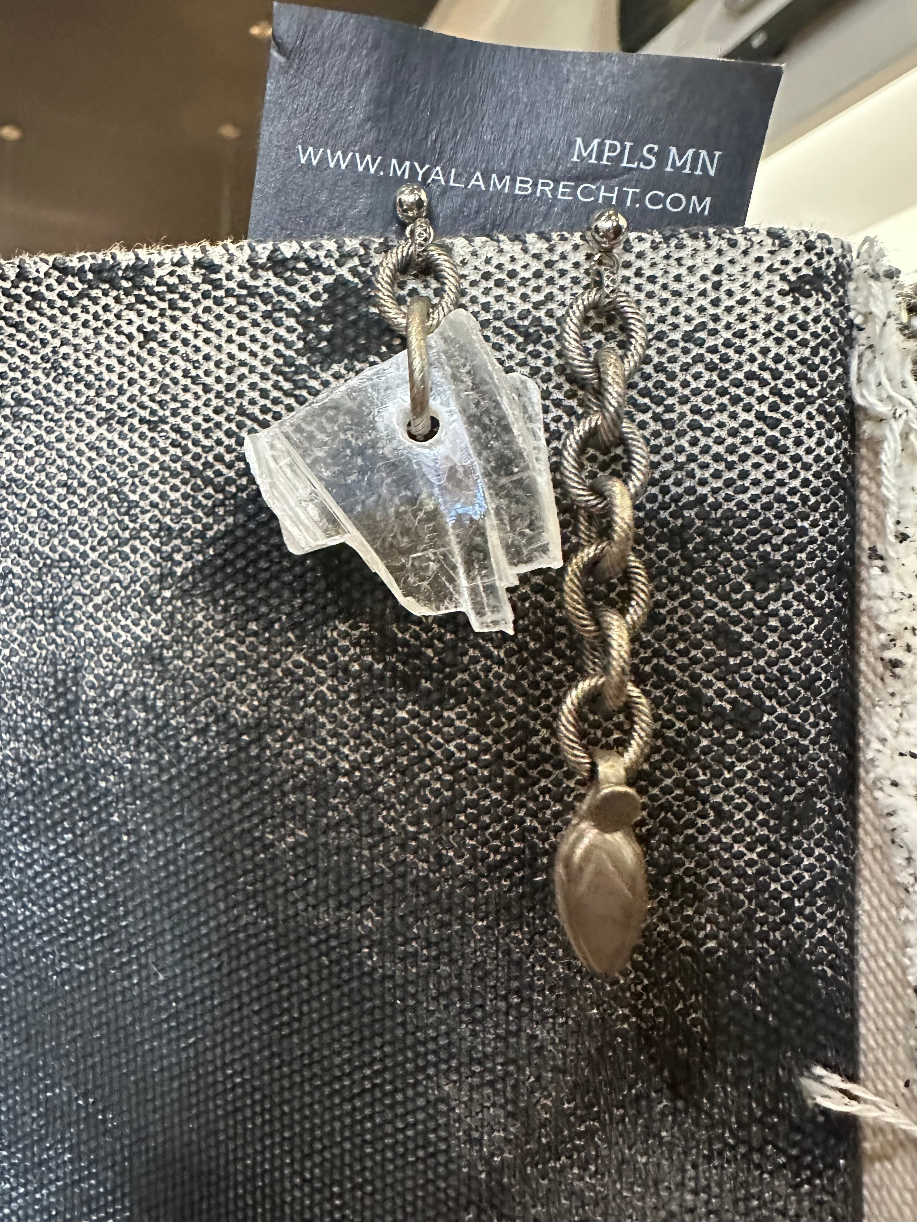 Mya Lambrecht - Selenite Mix and Match Earrings