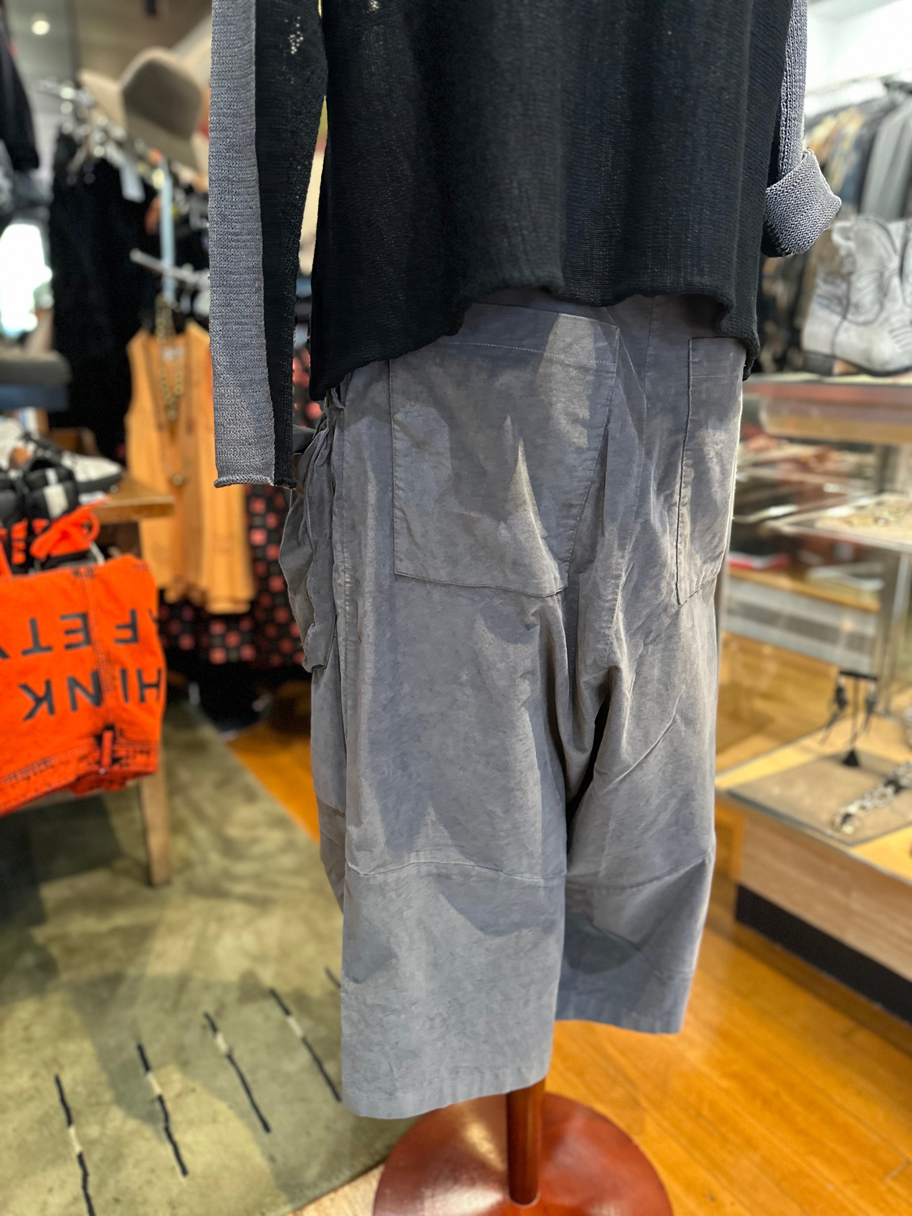 Rundholz Black Label - Dark Grey Velvet Pant