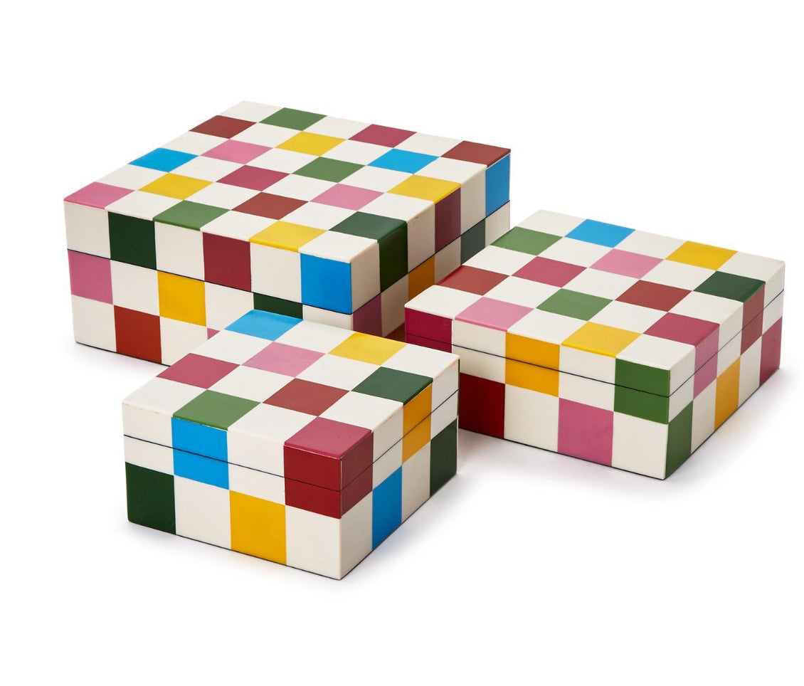 Two's Company - Colorblock Boxes
