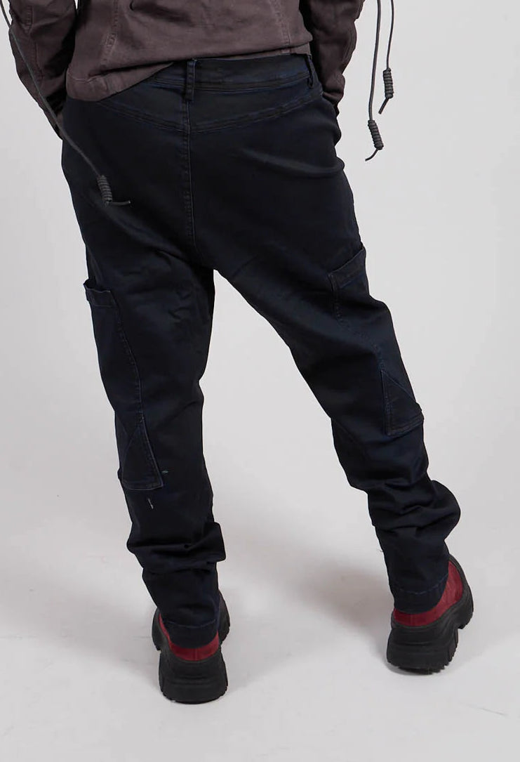 Rundholz Dip - Flamingo Dark Denim Trouser