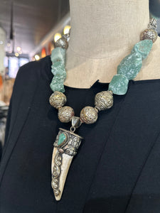 Mya Lambrecht - Conch Shell Tusk Necklace
