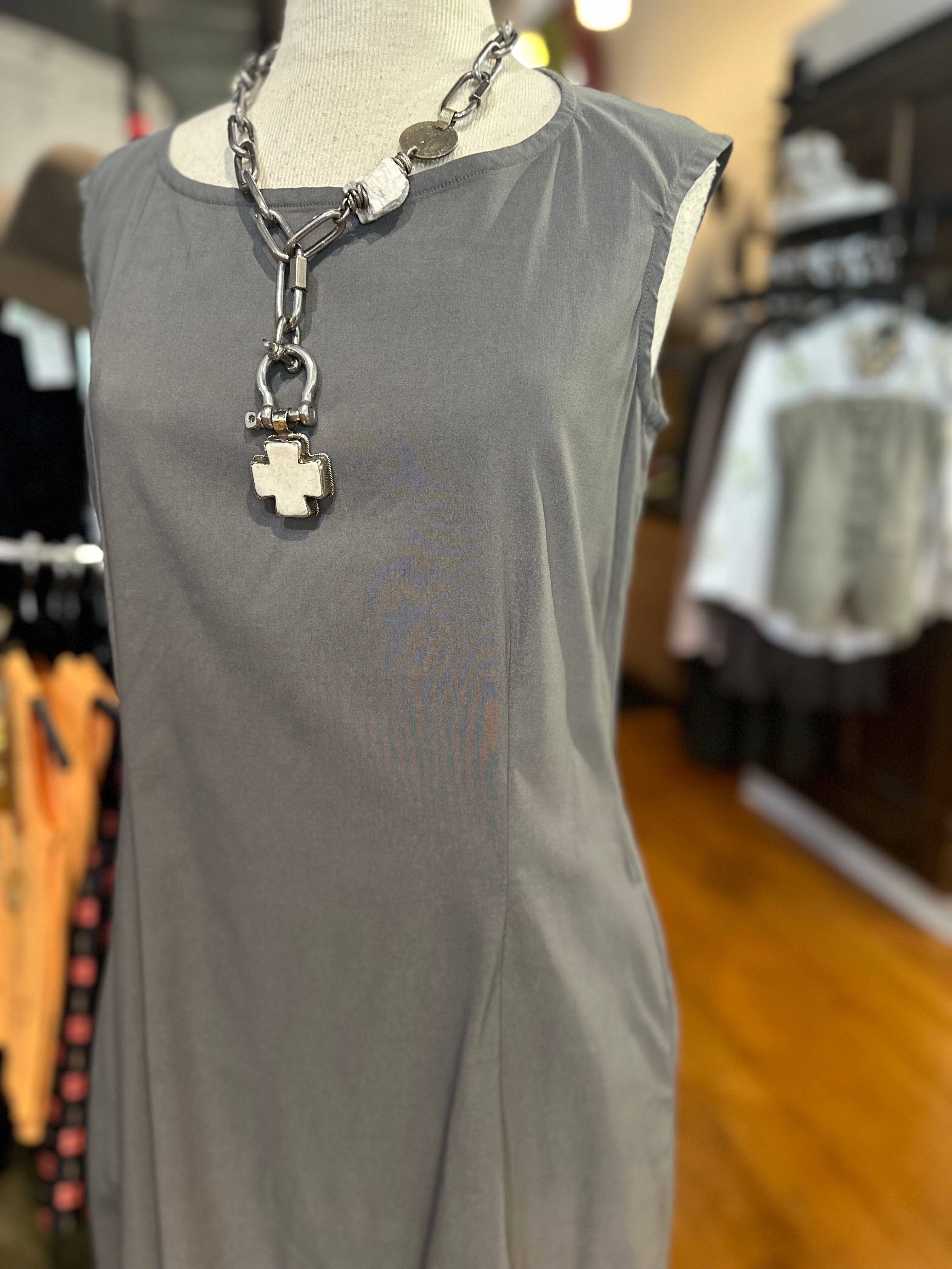 Rundholz Black Label - Dark Grey Lantern Dress