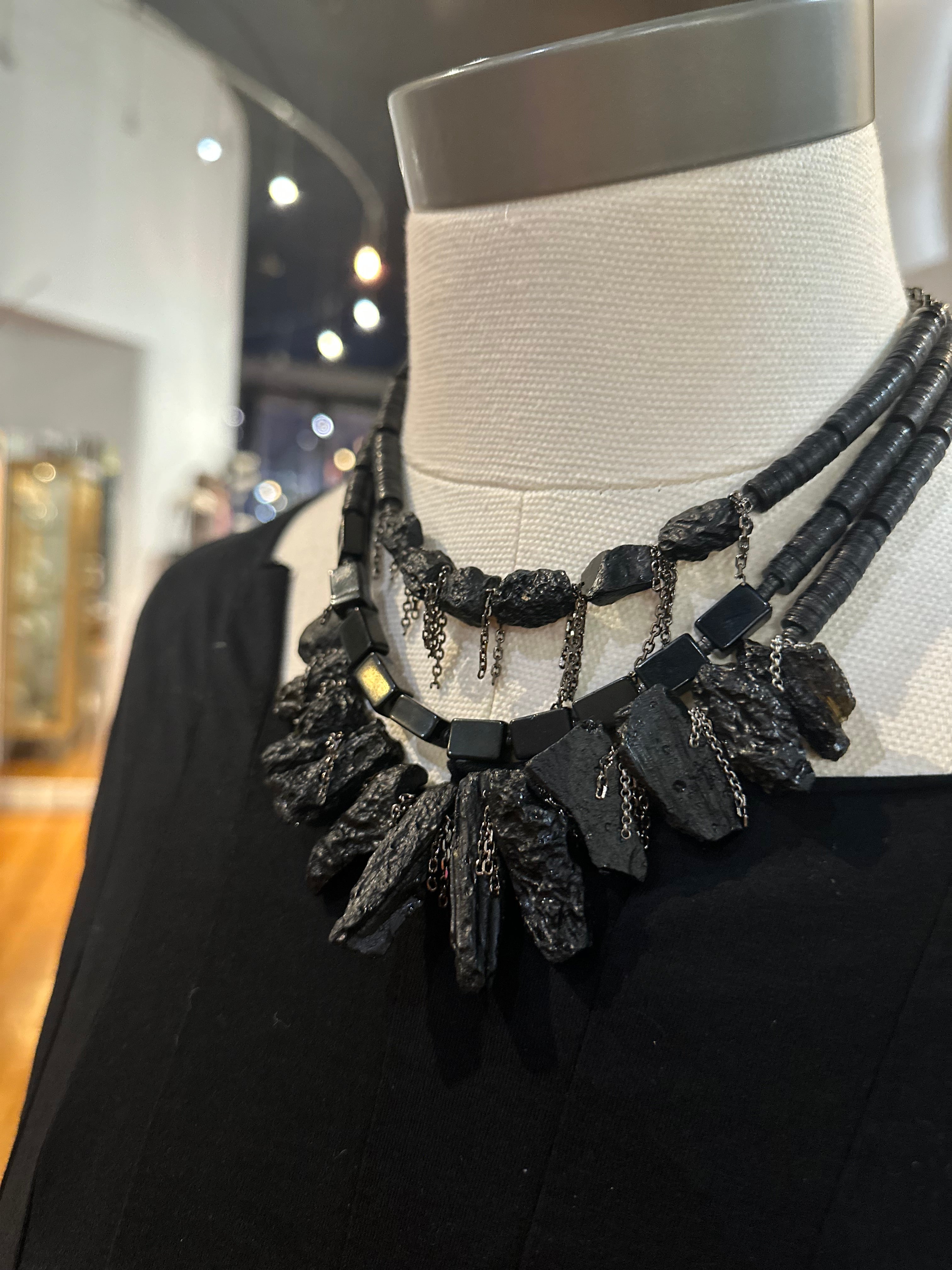 Mya Lambrecht - Tektite Triple Strand