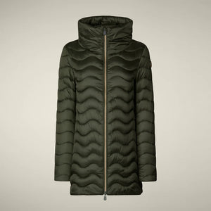 極美品 SAVE THE DUCK ダウン フードコート ダークグリーン L Save The Duck - Livette Pine Green – Circles Champaign