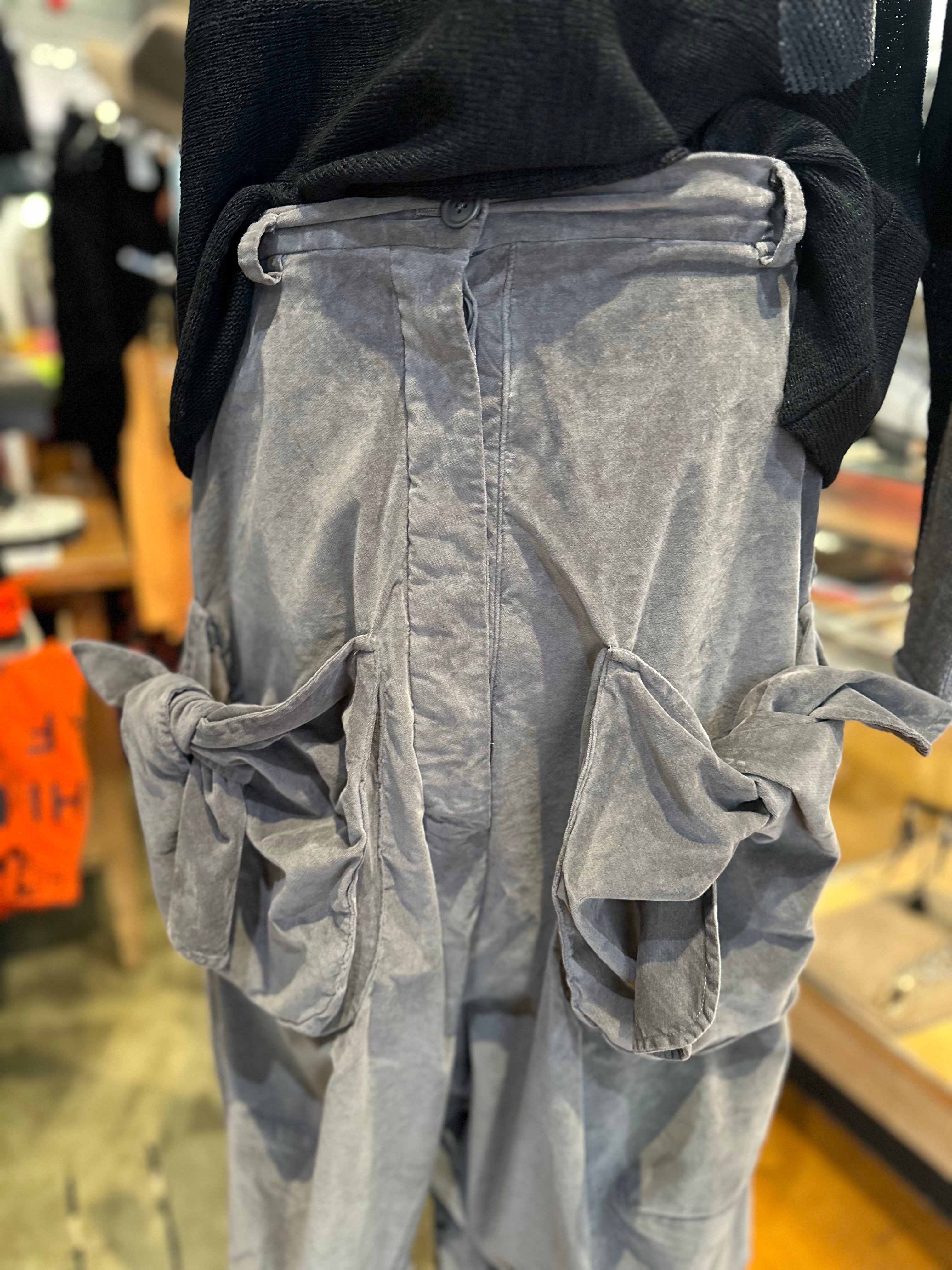 Rundholz Black Label - Dark Grey Velvet Pant