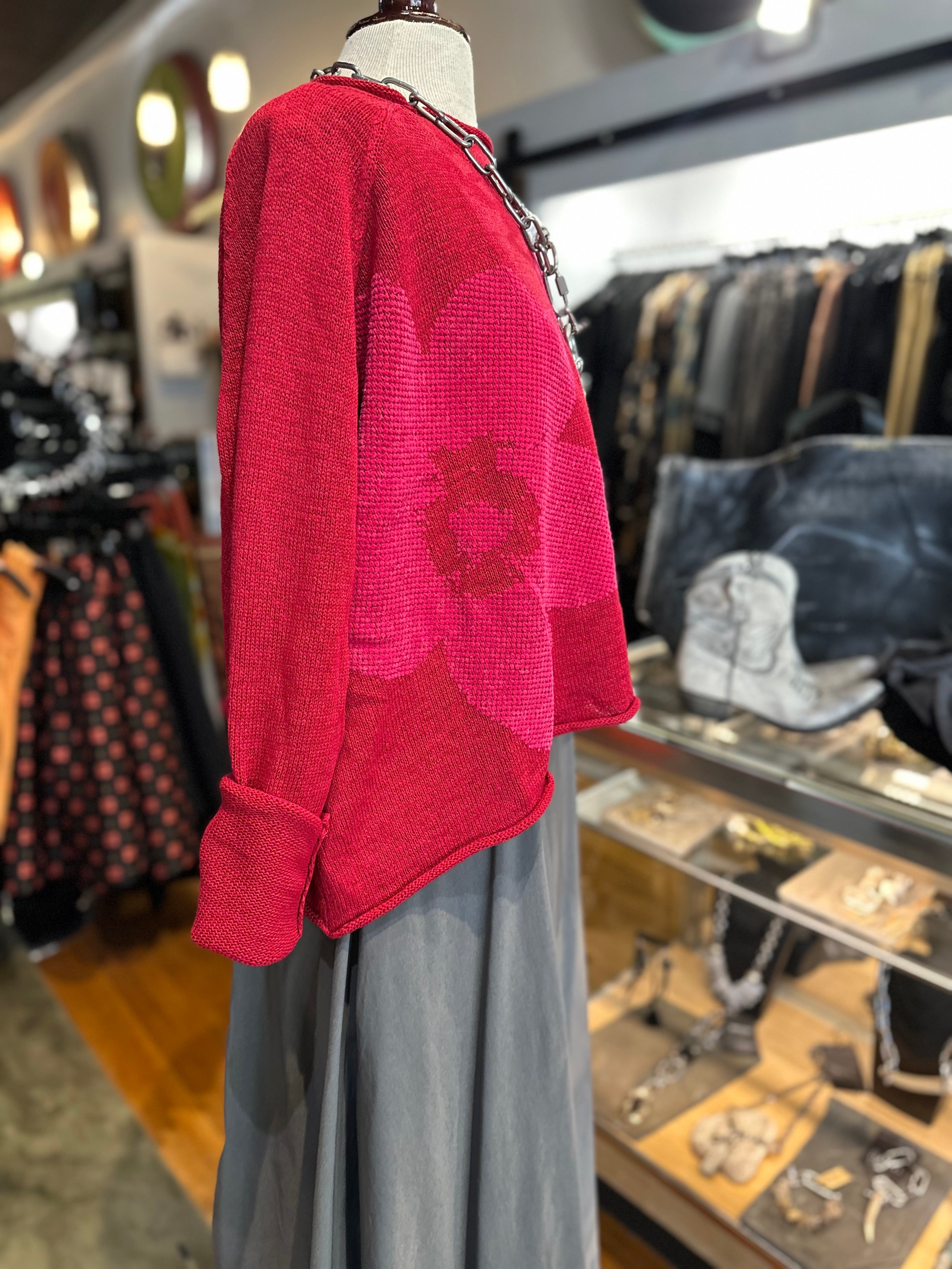 Rundholz Black Label - Rose Lotus Flock Pullover