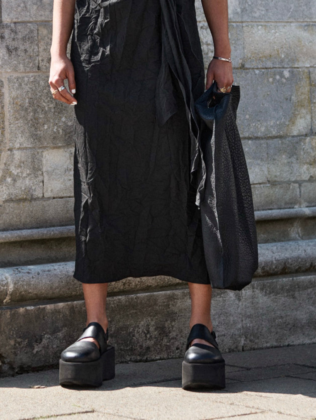 mens dress belt Ari Dress in Black M / Black main image 1