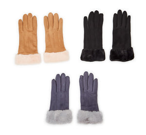 Two's Company - Ultrasuede gloves