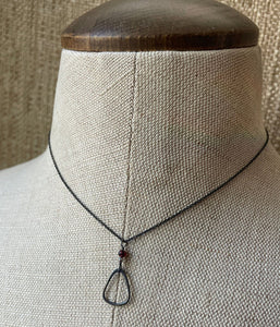 Deana Rose Jewelry - Garnet Triangle Necklace