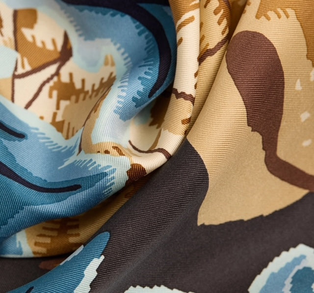 Inoui Editions - Silk Leonard Bleu