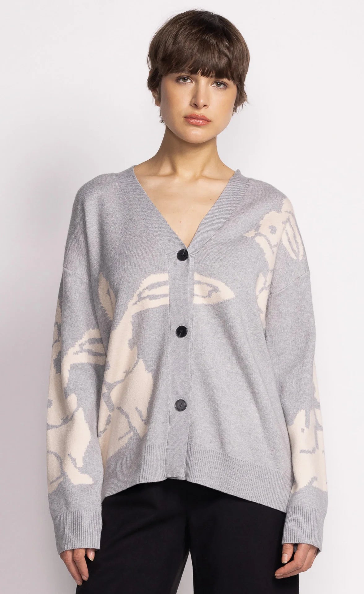 Pink Martini - Klara Sweater Light Gray