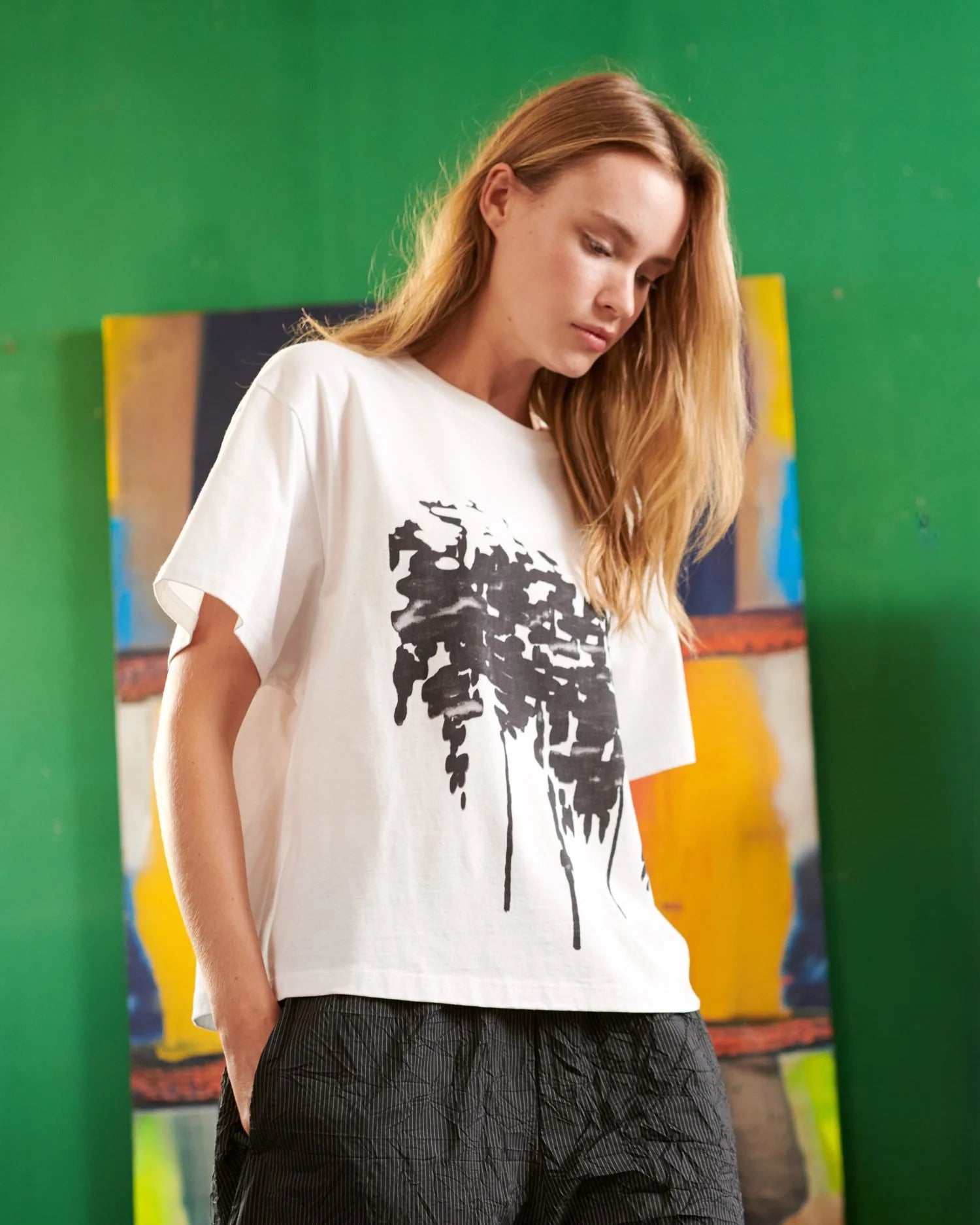 Alembika - Urban Splatter Tee White