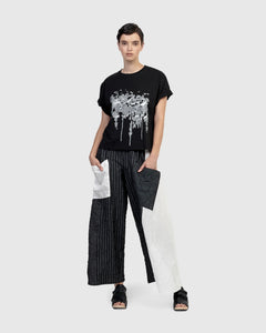 Alembika - Urban Splatter Tee Black