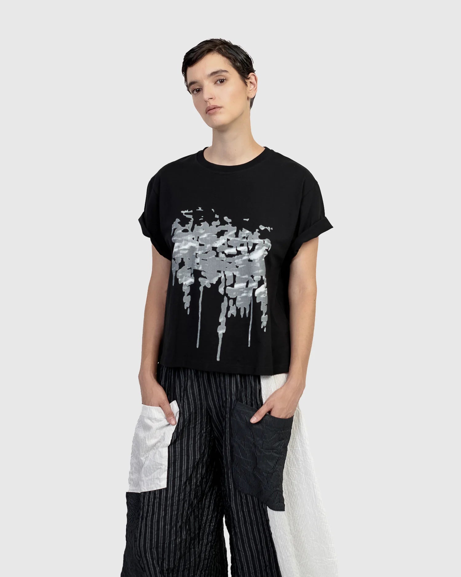 Alembika - Urban Splatter Tee Black