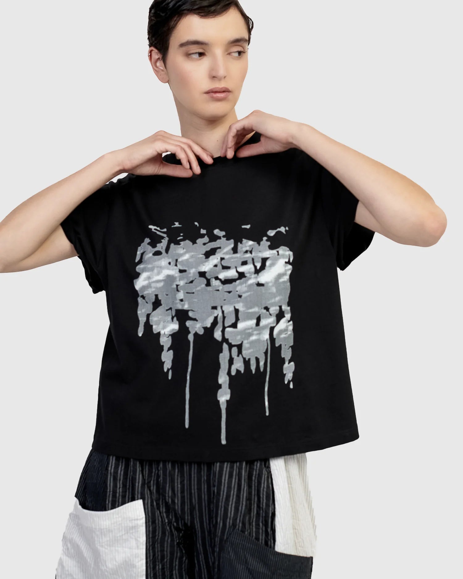 Alembika - Urban Splatter Tee Black
