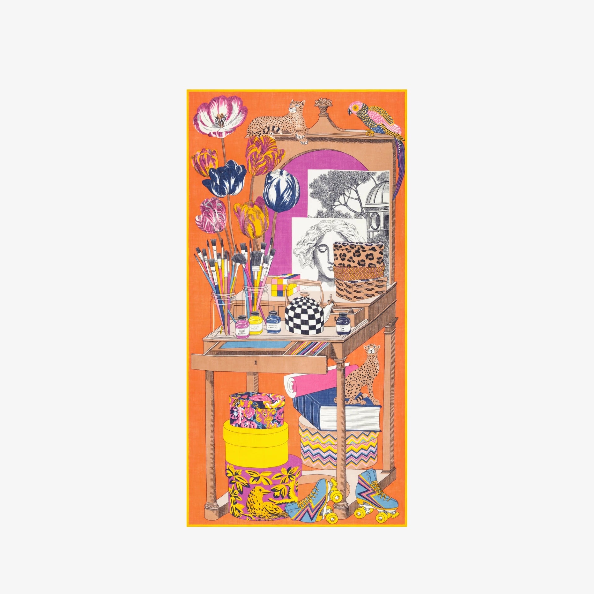 Inoui Editions - Scarf Atelier Orange