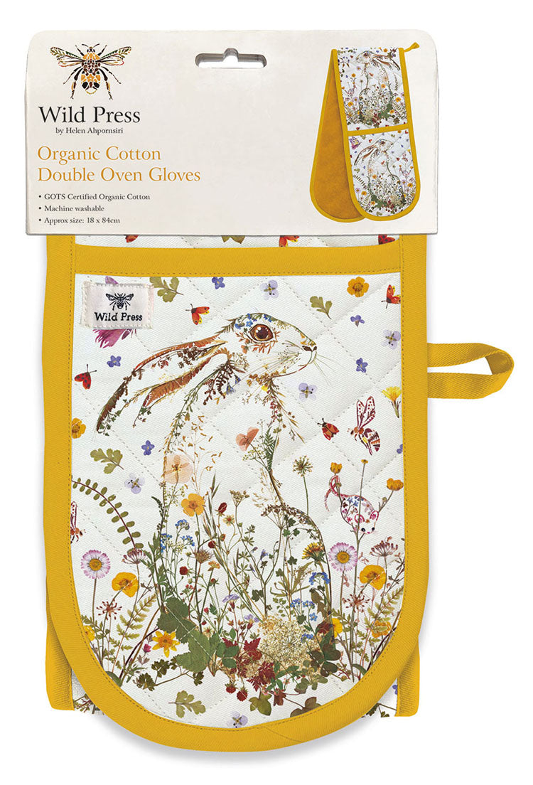 Museums & Galleries - Wildflower Hare Double Oven Mitt