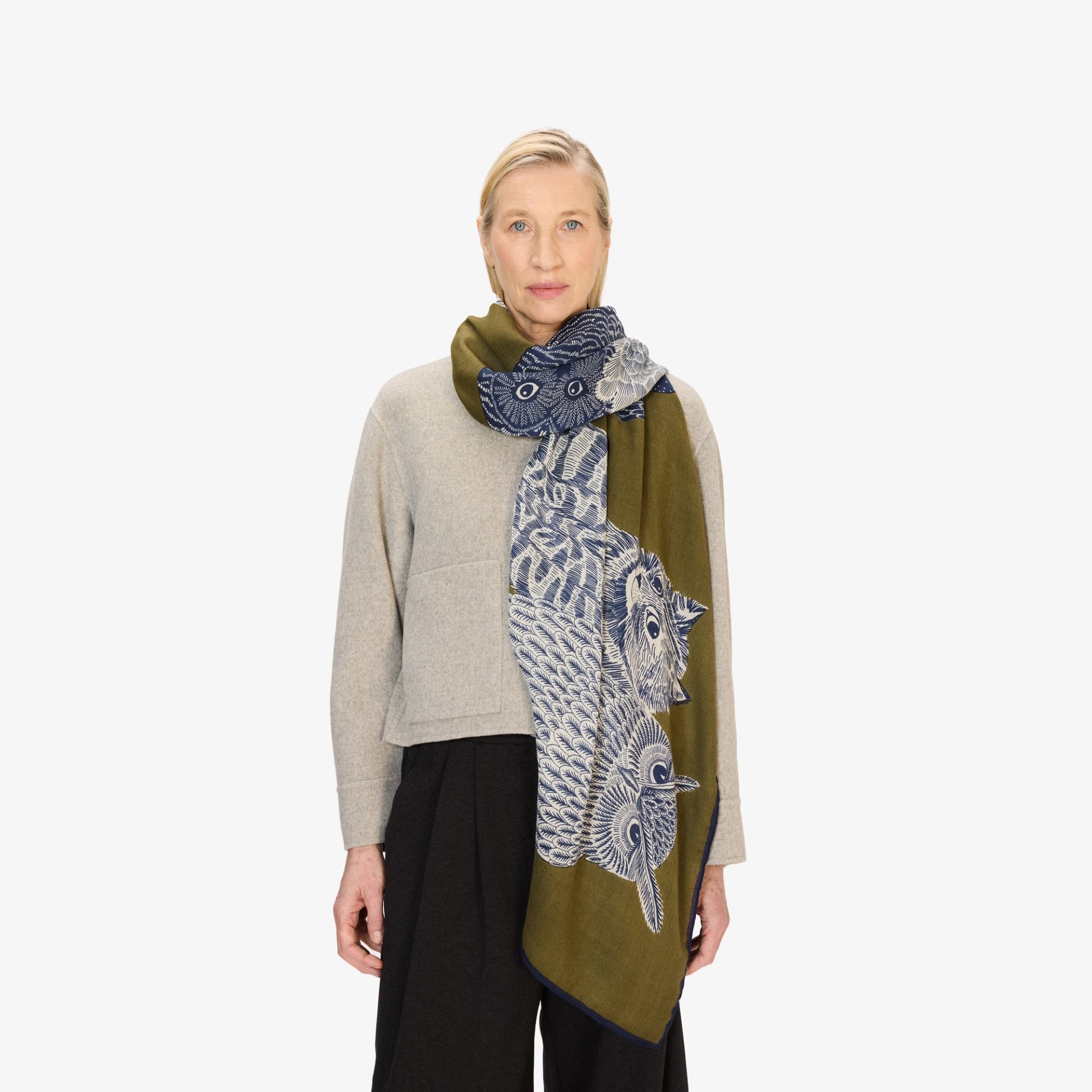 Inoui Editions - Scarf Chouette Khaki