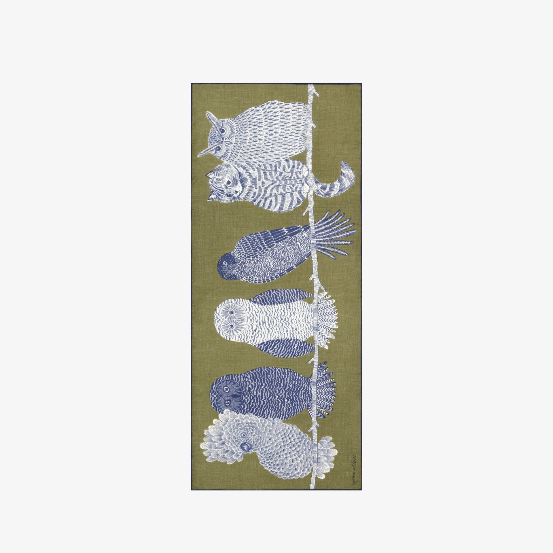 Inoui Editions - Scarf Chouette Khaki