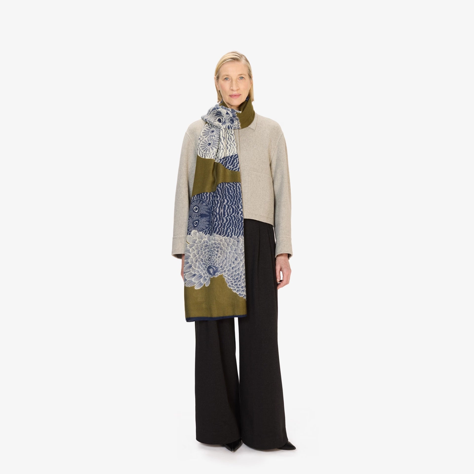 Inoui Editions - Scarf Chouette Khaki